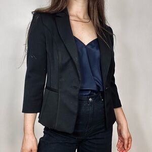 White House Black Market Black Blazer